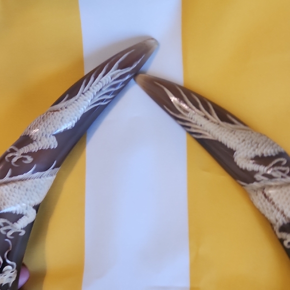 Decorative Brown Horn Accents - Picture 4 of 8